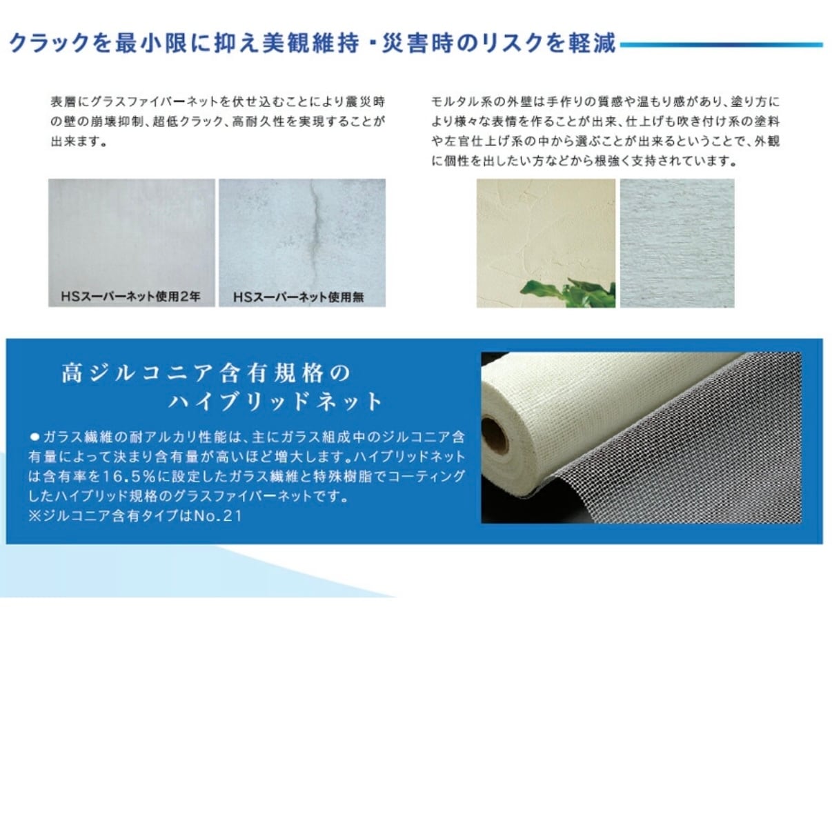 HSスーパーネット No.19 外壁用　1m×50m